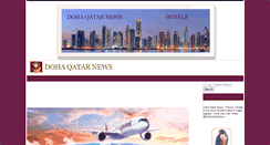 Desktop Screenshot of dohaqatarnews.com